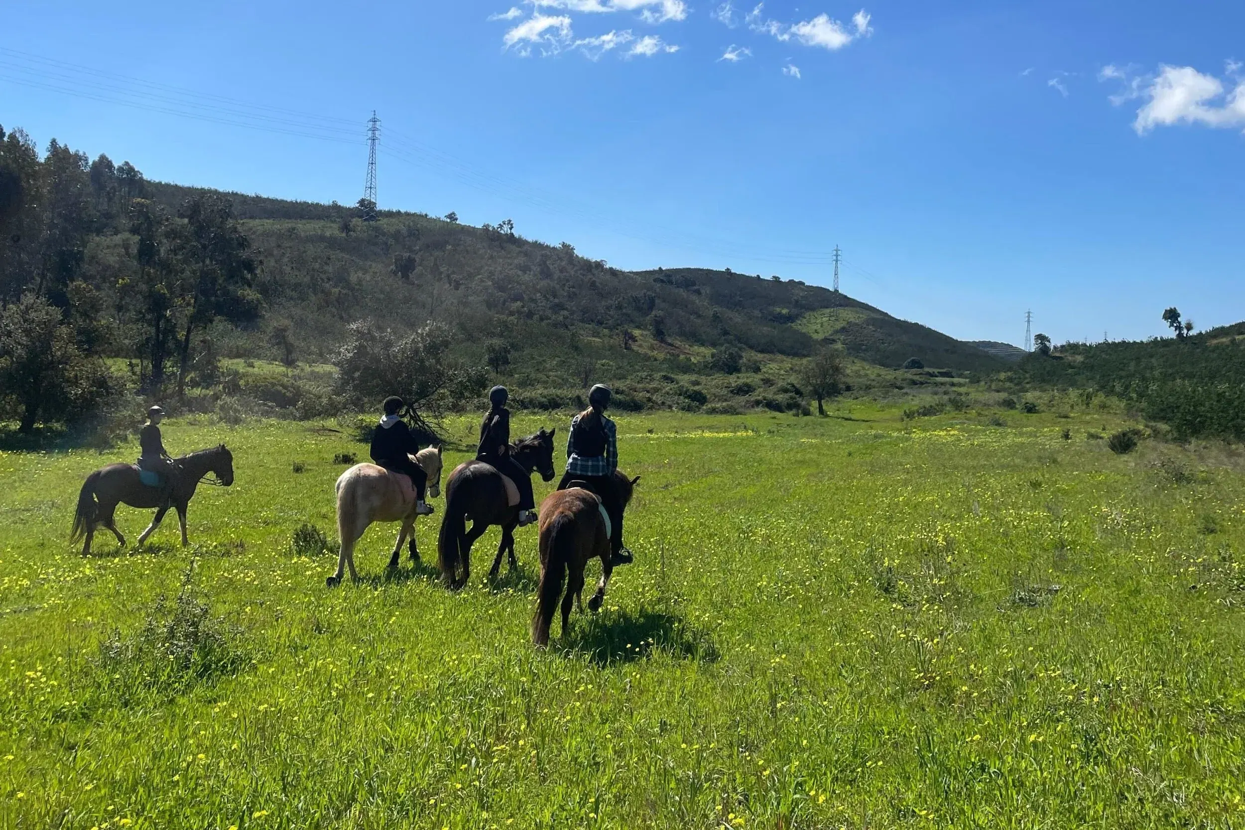 Horse riding in the Algarve countryside at Quinta Paraíso Alto